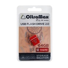 Флешка OltraMax 50, 64 Гб, USB2.0, чт до 15 Мб/с, зап до 8 Мб/с, оранжевая - фото 51544181 Флешка OltraMax 50, 64 Гб, USB2.0, чт до 15 Мб/с, зап до 8 Мб/с, оранжевая - фото 51544181