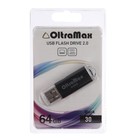 Флешка OltraMax 30, 64 Гб, USB2.0, чт до 15 Мб/с, зап до 8 Мб/с, чёрная - фото 9147022