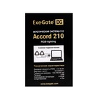 Компьютерные колонки 2.0 ExeGate Accord 210, 2х3Вт, USB, подсветка, черные - фото 51307334 Компьютерные колонки 2.0 ExeGate Accord 210, 2х3Вт, USB, подсветка, черные - фото 51307334