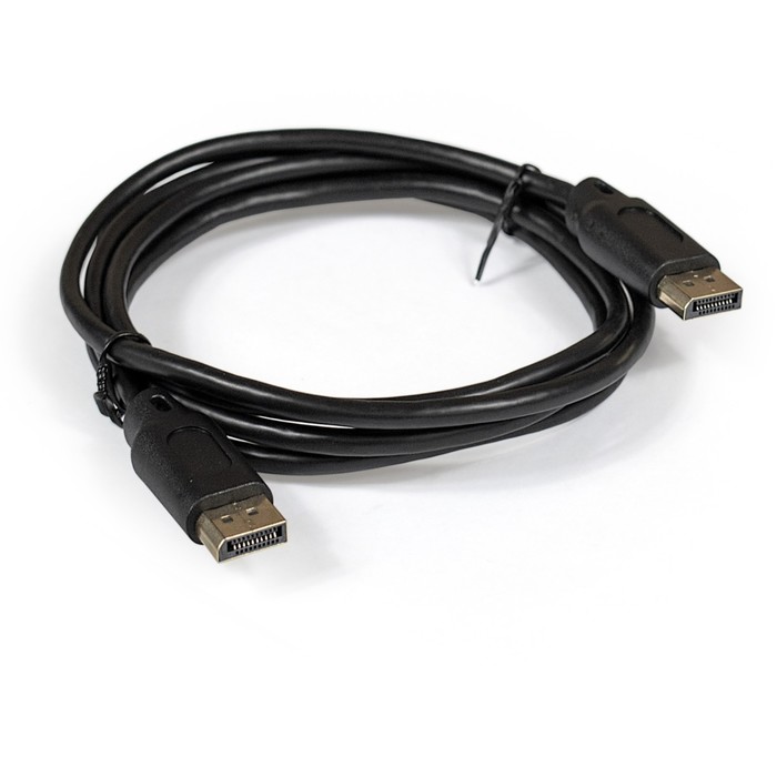 Кабель DisplayPort-DisplayPort ExeGate EX-CC-DP-1.0, v1.2, 1м, чёрный - Фото 1