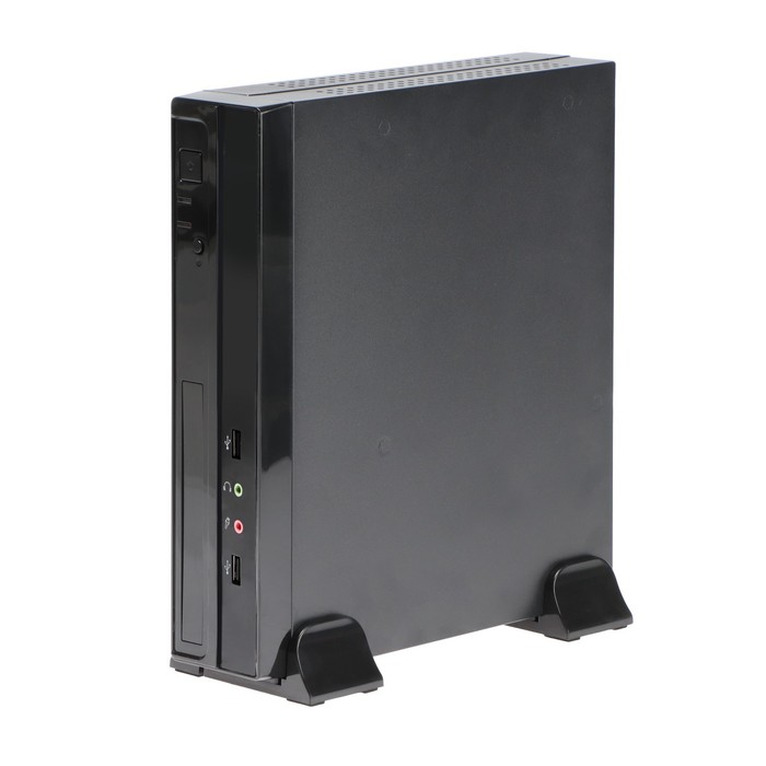 Корпус ExeGate Desktop FL-101, без БП, mini-ITX, 2хUSB 2.0, чёрный - фото 51315646