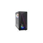 Корпус ExeGate Miditower EVO-8225, без БП, ATX, 2хUSB 2.0, 1хUSB 3.0, подсветка, чёрный 9436328 - фото 560817