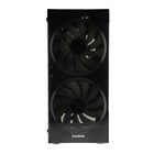 Корпус ExeGate Miditower i3 MATRIX, без БП, ATX, 2хUSB 2.0, 1хUSB 3.0, подсветка, чёрный - фото 51307473