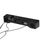 Компьютерная колонка-саундбар ExeGate Allegro 170, 2х3 Вт, USB, подсветка, чёрная - фото 51307521 Компьютерная колонка-саундбар ExeGate Allegro 170, 2х3 Вт, USB, подсветка, чёрная - фото 51307521