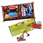 Набор магнитов «Транспорт», в коробке, 12 деталей - Фото 2