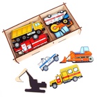 Набор магнитов «Транспорт», в коробке, 12 деталей - Фото 4