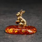 Сувенир "Пушистый Кролик", латунь, 2,3х1,1х1,4 см - Фото 2