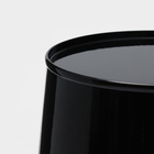 Вазон без ручек, 7 л, h=29 см, нержавеющая сталь, чёрный - Фото 5