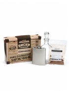 Подарочный набор для приготовления алкоголя «Пряный виски», набор трав и специй, штоф, фляга - Фото 4