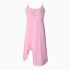 Ночная сорочка женская «Двойной ажур», цвет розовый, размер 50 - фото 319202135