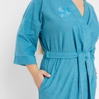 Халат женский, цвет голубой, размер 56 9405016
