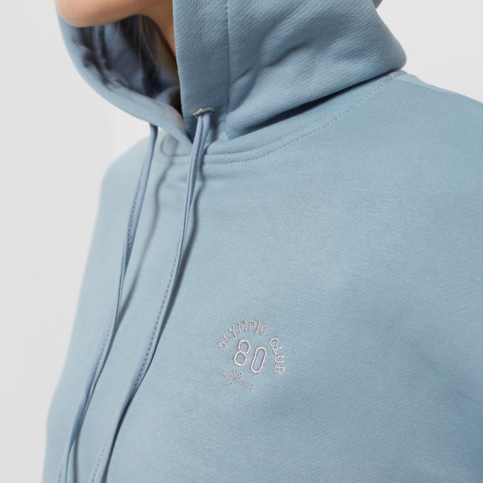 Костюм женский (толстовка/брюки), цвет серый, размер 46 59318