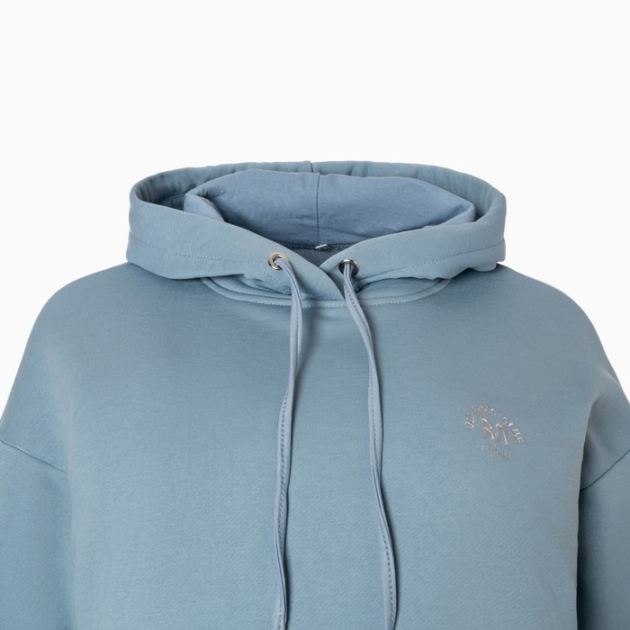 Костюм женский (толстовка/брюки), цвет серый, размер 48 59319