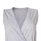 Ночная сорочка женская для беременных, цвет серый, размер 50 - Фото 3