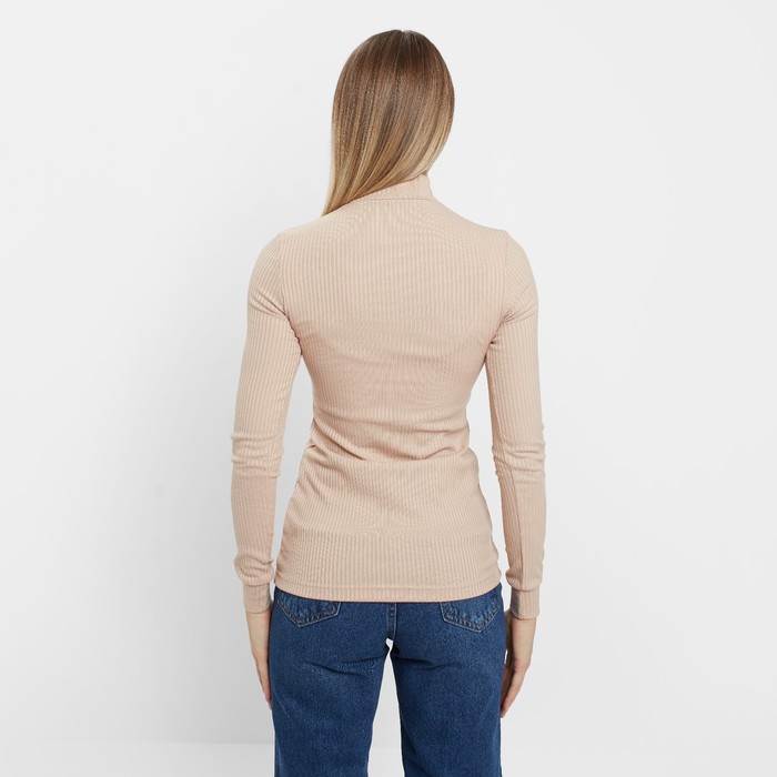 Водолазка женская, цвет бежевый, размер 44 59322