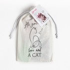 Набор подарочный Этель Flower cat: полотенце 40х73 см, лопатка - Фото 7
