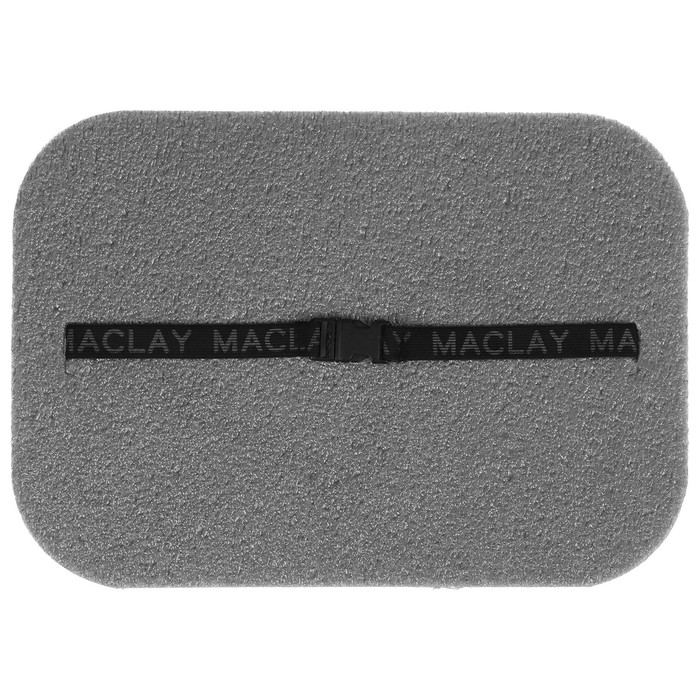 Коврик Maclay, с креплением резинка, 40х28х1 см, цвет серый - фото 1906154813