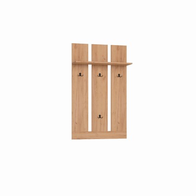 Прихожая «Денвер», с вешалкой, 780×244×1296 мм, цвет дуб крафт золотой