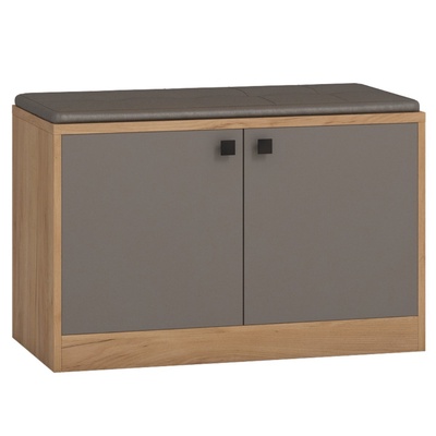 Тумба «Денвер», 2 двери, 782×374×488 мм, цвет дуб крафт золотой/графит