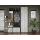 Шкаф для одежды «Афина», 600 × 343 × 2078 мм, 2 двери, дуб венге / ясень анкор светлый - Фото 3
