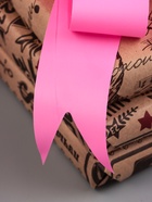 Подарочный бант - шар №4.5, розовый, для упаковки подарков - Фото 4