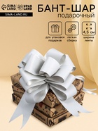 Бант - шар №4.5, серебро - Фото 1