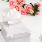 Бант - шар №3 простой белый - Фото 3