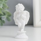 Сувенир полистоун "Белоснежный ангел с урожаем" МИКС 7х3,7х2,8 см - фото 6776109