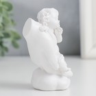 Сувенир полистоун "Белоснежный ангел в ладони" МИКС 8х4,5х4 см - фото 6776125