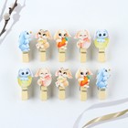 Пасхальный декор, прищепки для украшения вербы «Кролики» на пасху, 10×12 см - Фото 3