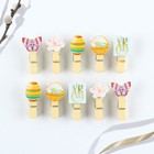 Пасхальный декор, прищепки для украшения вербы «Со Светлой Пасхой», 10×12 см - Фото 3