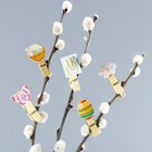 Пасхальный декор, прищепки для украшения вербы «Со Светлой Пасхой», 10×12 см - Фото 7