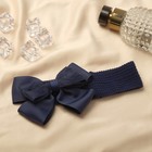 Повязка для волос Выбражулька «Выбражулька», блеск, 16×3 см, синяя - Фото 1