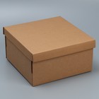 Складная коробка «Бурая», 30 х 28.5 х 15.3 см - фото 10168637