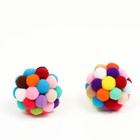 Мяч плюшевый "Пузырь", 7 см, микс цветов - фото 6776387