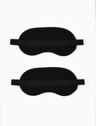 Маска для сна «Папа, мама отдыхают», набор 2 шт., чёрная, белая - Фото 4