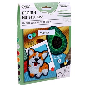 {{photo.Alt || photo.Description || 'УЦЕНКА Вышивка бисером. Брошь «Корги и авокадо», набор для творчестваа'}}