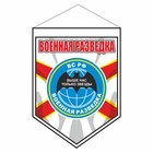 Вымпел-щит "Военная разведка", 80 х 110 мм, пластик, двусторонний - фото 26714