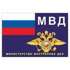 Наклейка "МВД", 150 х 100 мм - фото 291523890