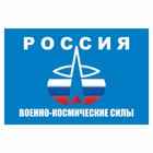 Наклейка "Военно-космические силы", 150 х 100 мм - фото 291523892