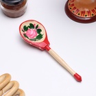 Ложка деревянная «Матрёшка», полубаская, 19×6 см, МИКС - Фото 2