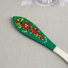 Лопатка кухонная деревянная «Цветок», с ручной росписью, 5×31 см, хохлома, МИКС - Фото 2