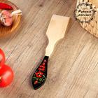 Лопатка кухонная деревянная «Цветок», с ручной росписью, 5×31 см, хохлома, МИКС - Фото 3