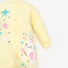 Комбинезон для девочки, цвет жёлтый/зайчик, рост 62 см 9443378