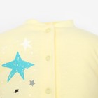 Комбинезон для девочки, цвет жёлтый/зайчик, рост 74 см - фото 38708850