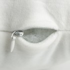 Подушка декоративная Этель "Корона" белая, 48х38см, велюр, 100% п/э - Фото 4
