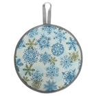 Ледянка мягкая, принт: зимний фисташковый, диаметр 450 мм - Фото 2