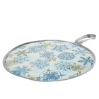 Ледянка мягкая, принт: зимний фисташковый, диаметр 450 мм - Фото 5