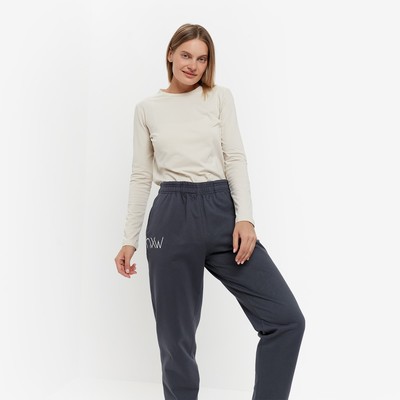 Брюки женские НАЧЁС, цвет тёмно-серый, размер 50