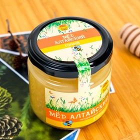 

Мёд Алтайский "Горный", натуральный цветочный, 250 г стекло